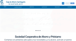 Desktop Screenshot of cajasantiaguito.com